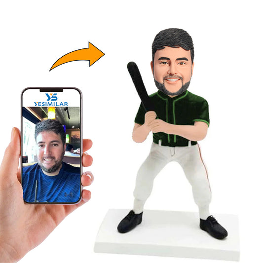 Baseball Pose Baseball Player Custom Bobbleheads