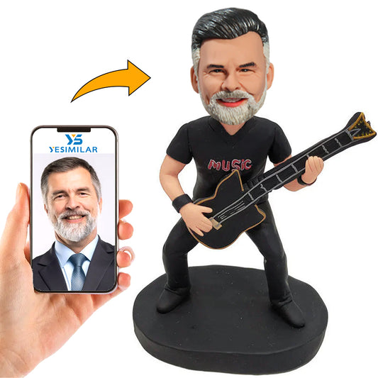 Guitar Lover Musicians Custom Bobbleheads
