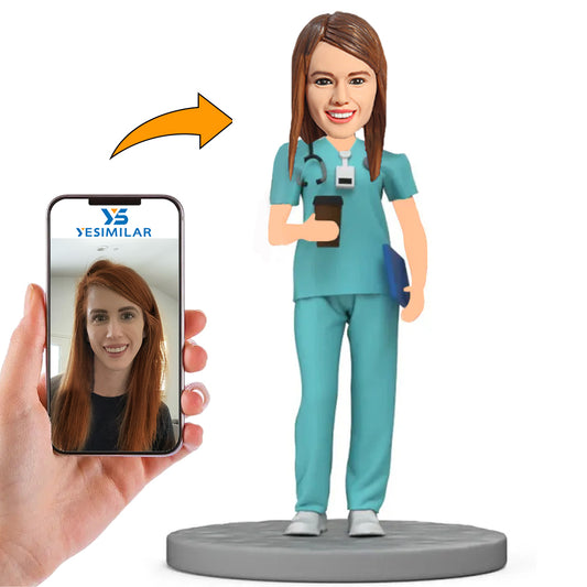 Handcraft Female Nurse Custom Bobbleheads