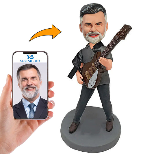 Rock Guitarist Custom Bobbleheads