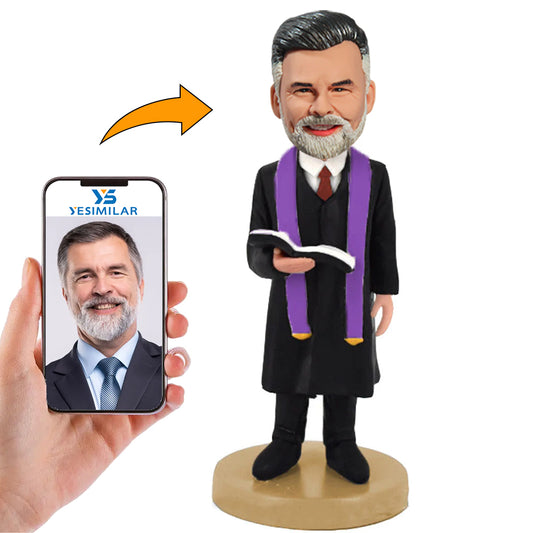 Priest Holding Book Custom Bobbleheads