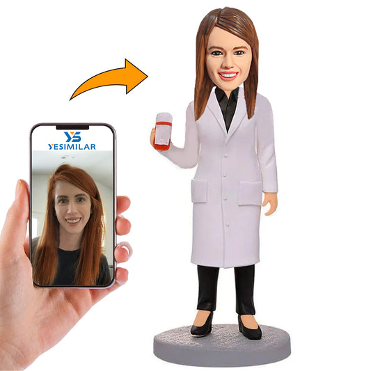 Handcraft Female Doctor Custom Bobbleheads