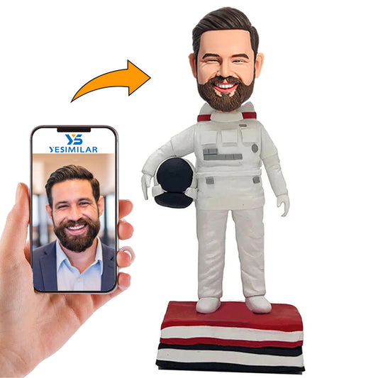 Astronaut in Space Suit Custom Bobbleheads Handcraft Gifts