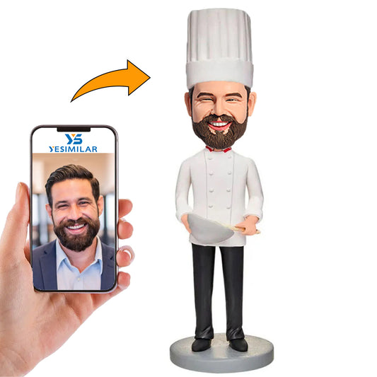 Handcraft Chef with Pot Custom Bobbleheads