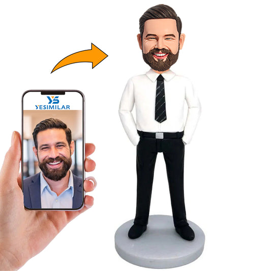 Cool Business Man Custom Bobbleheads