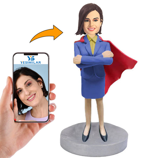 Super Business Woman Custom Bobbleheads