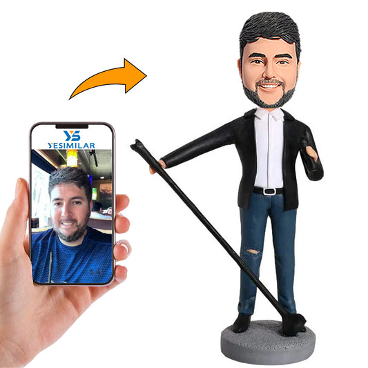 Male Singer Custom Bobbleheads