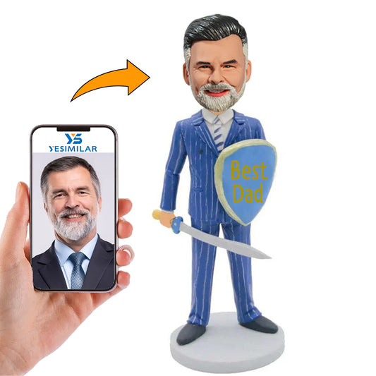 IT  Dad Business Man Custom Bobbleheads