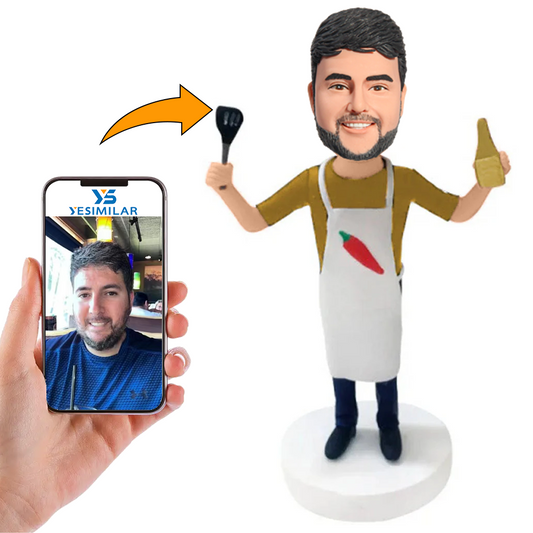 Chef with Spatula Custom Bobbleheads