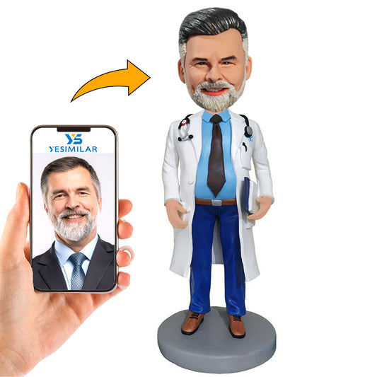 Male Doctor Custom Bobbleheads Gifts for Him