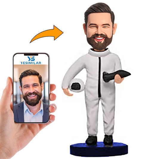 Handmade Man in Space Suit Custom Bobbleheads