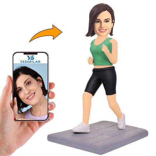 Running Woman Custom Bobbleheads