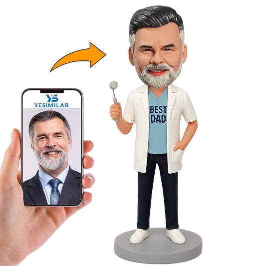 Handcraft Best Dad Dentist Custom Bobbleheads