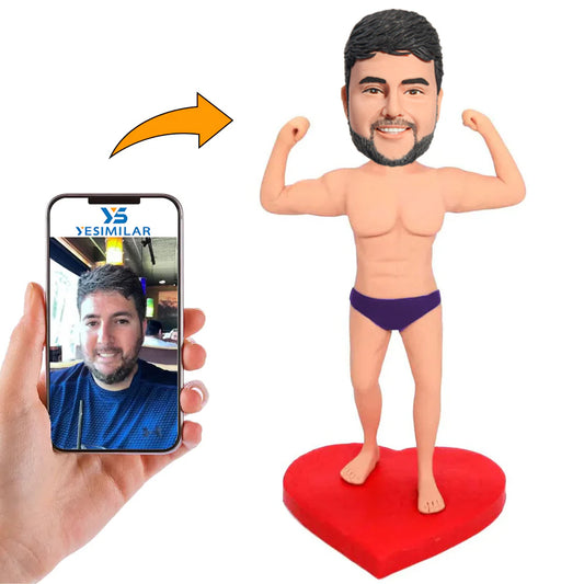 Wrestler Strong Man Custom Bobbleheads Handcraft Gifts