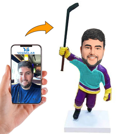 Handcraft Hockey Player Custom Bobbleheads