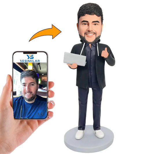 IT Man Programmer Custom Bobbleheads