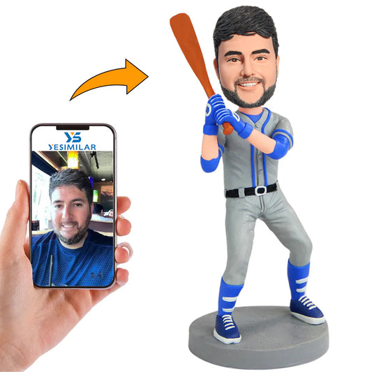 Male Baseball Player Personalized Figures Custom Bobbleheads