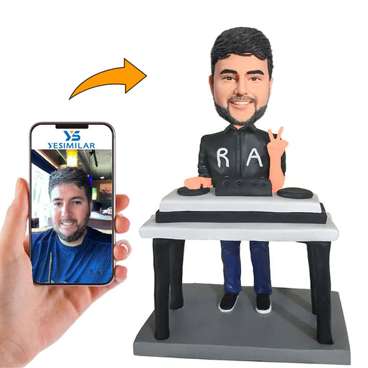 Male DJ Player Custom Bobbleheads