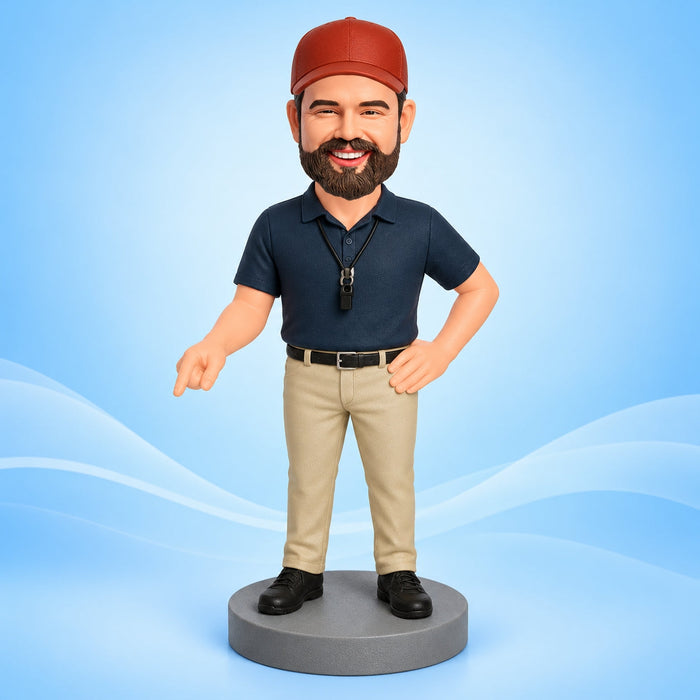 Custom Sports Coach Bobbleheads