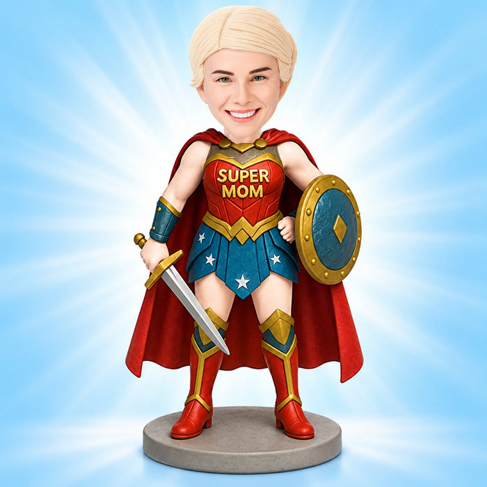 Custom Super Mom Bobbleheads