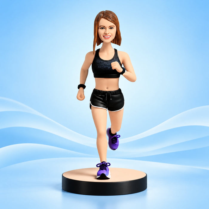 Custom Running Bobbleheads