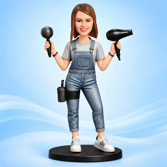 Custom Barber & Hairstylist Bobbleheads