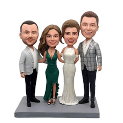 Fully Custom 4-Person Bobblehead