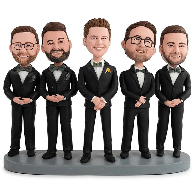 Fully Custom 5-Person Bobblehead