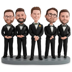 Fully Custom 5-Person Bobblehead