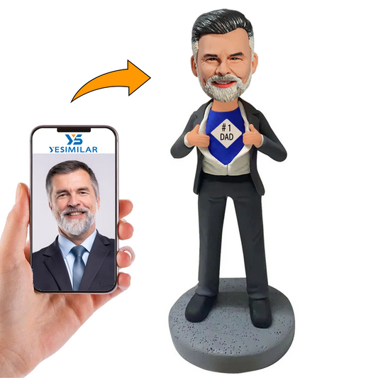 #1 Dad  Business Man Custom Bobbleheads