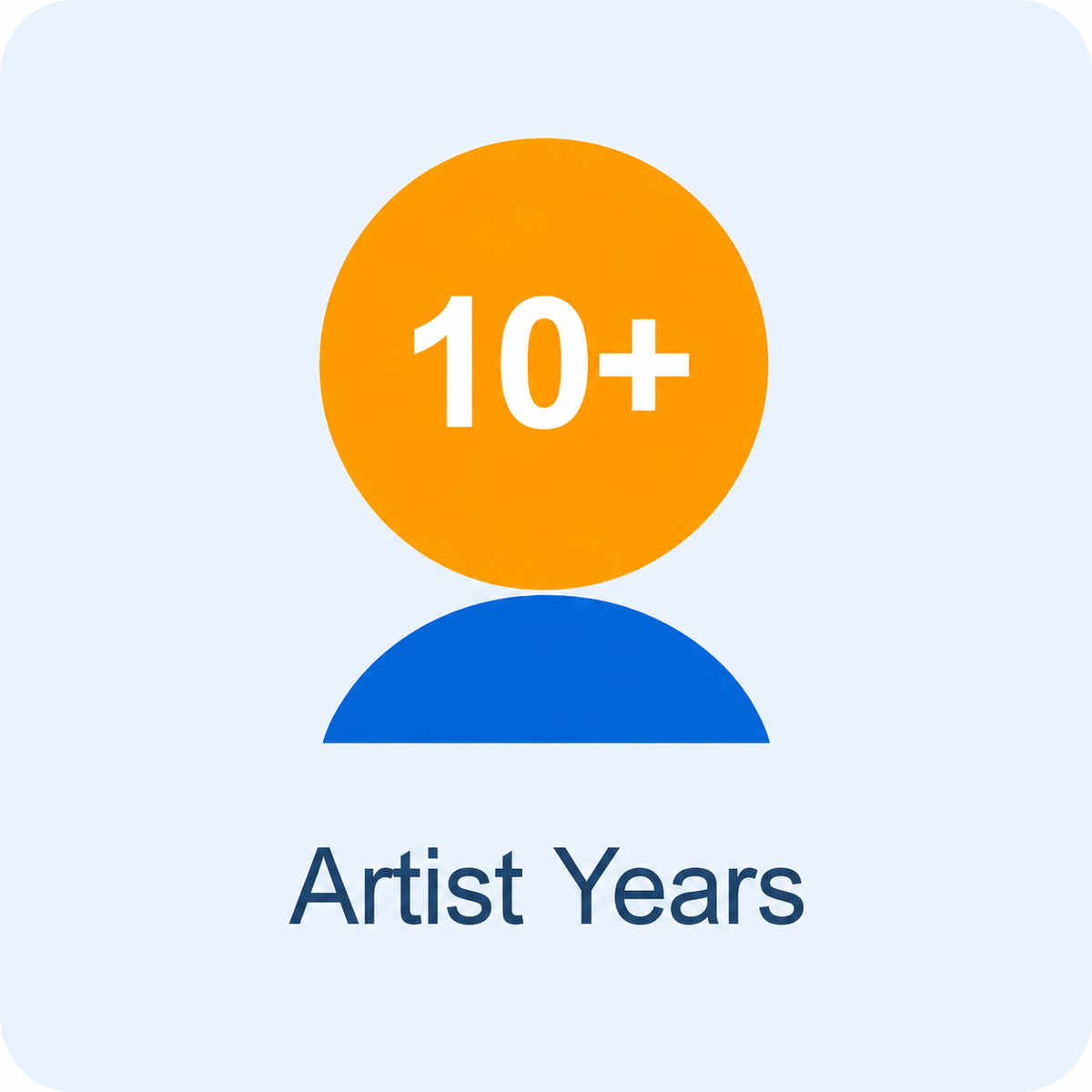 10+ Years of Artist Experience