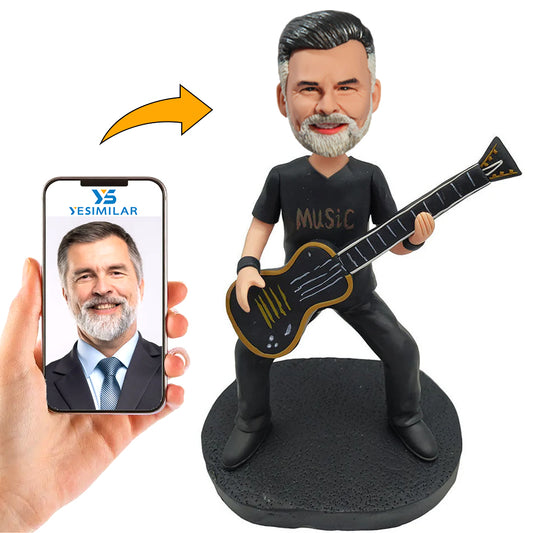 Man Playing Guitar Custom Bobbleheads
