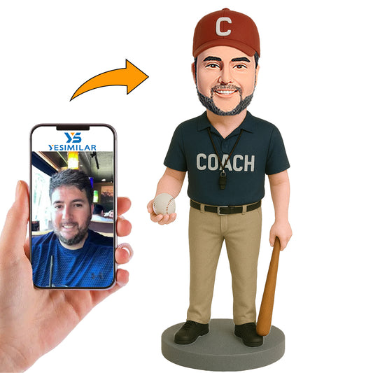 Baseball Coach Custom Bobbleheads
