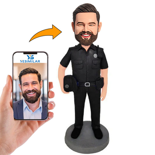 Handcraft Handsome Policeman Custom Bobbleheads Gifts