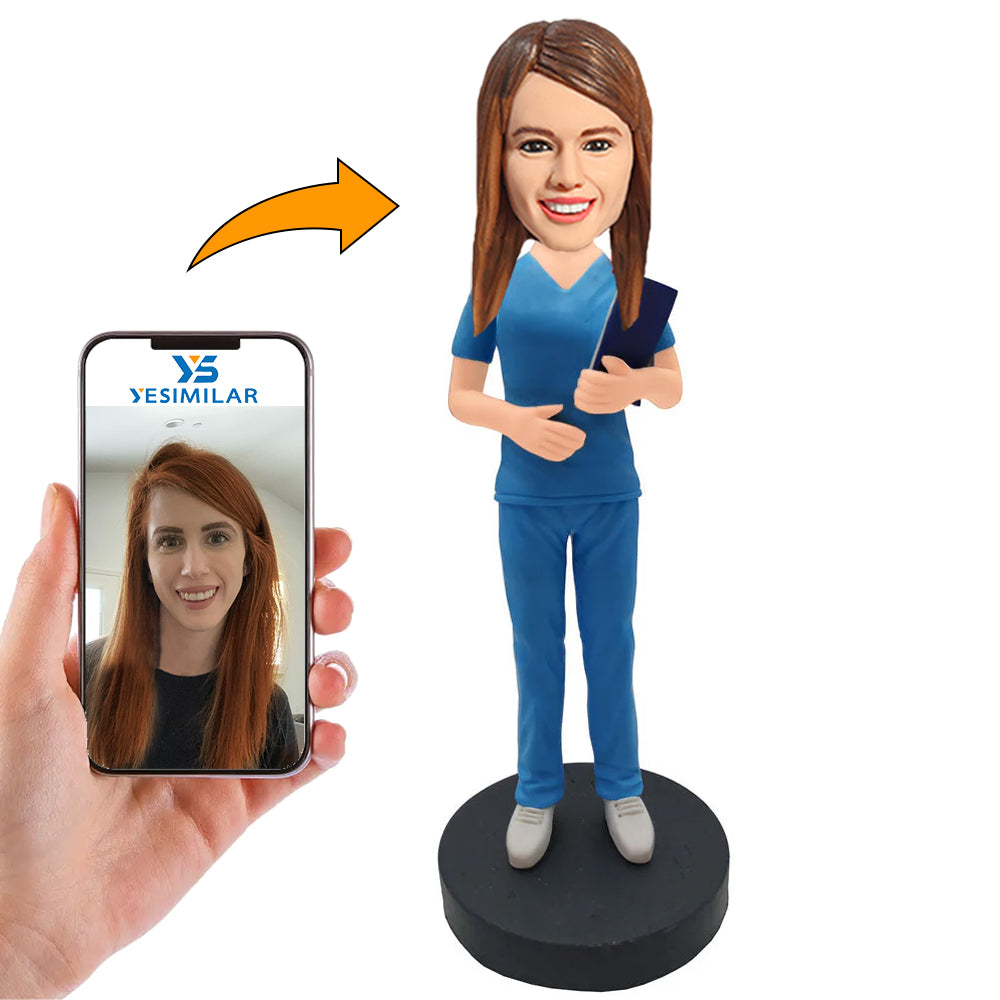 Medicine Female Nurse Custom Bobbleheads