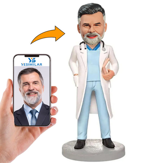Professional Male Operating Room Nurse Custom Bobbleheads