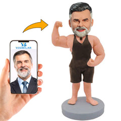 Strong Bodybuilder Man Custom Bobbleheads