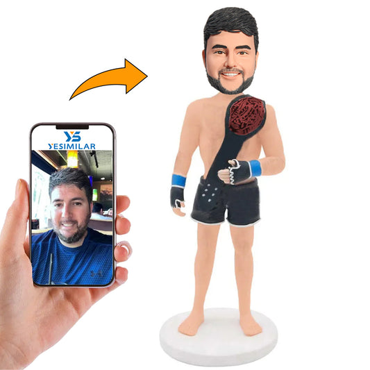 Male Shirtless Boxer Custom Bobbleheads