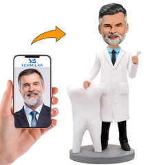 Dentist Male Doctor Physician Custom Bobbleheads Personalized Gifts