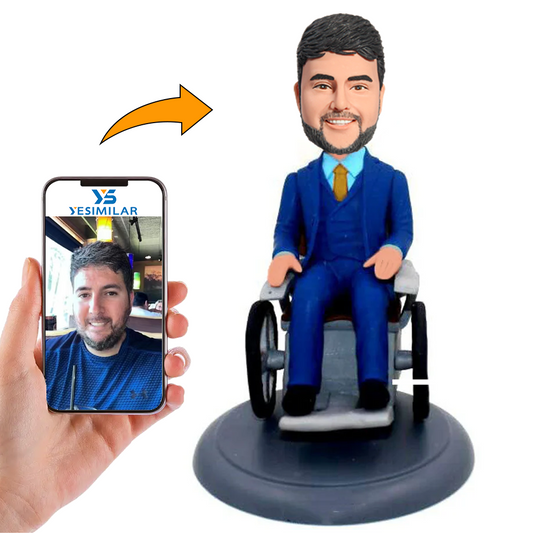 Wheelchair Boss Custom Bobbleheads