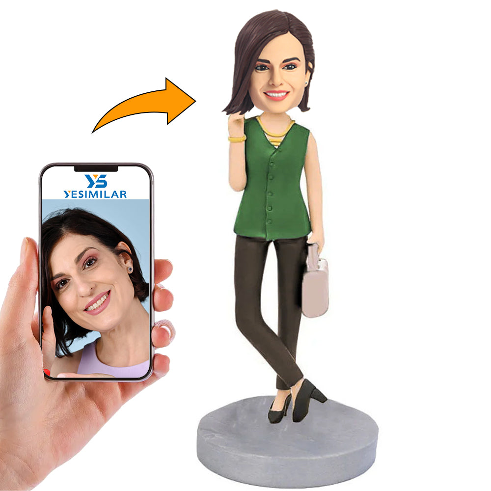 Fashion Woman Custom Bobbleheads