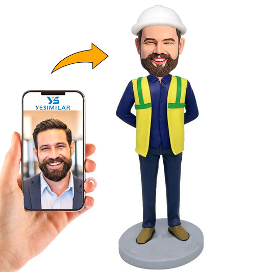 Construction Engineer Custom Bobbleheads