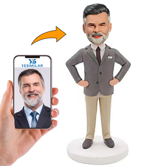 Bank Business Man Custom Bobbleheads