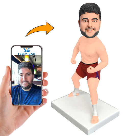 Cool Male Boxer Custom Bobbleheads
