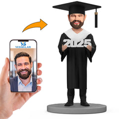 Handicraft Happy Graduation 2025 Man Custom Bobbleheads