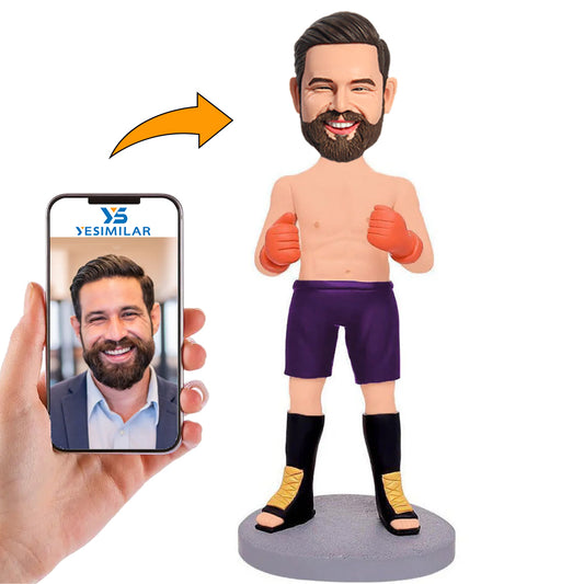 Strong Male Boxer Custom Bobbleheads