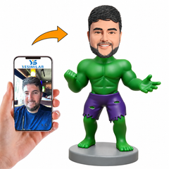 Custom Hulk Bobblehead