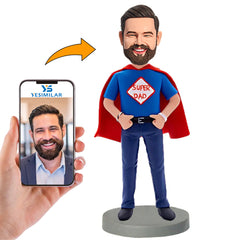 Custom Bobbleheads Super Dad Cool Man