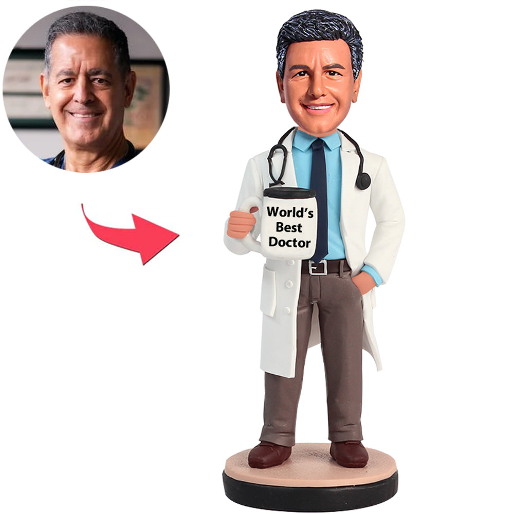 Handmade World's Best Doctor Custom Bobbleheads