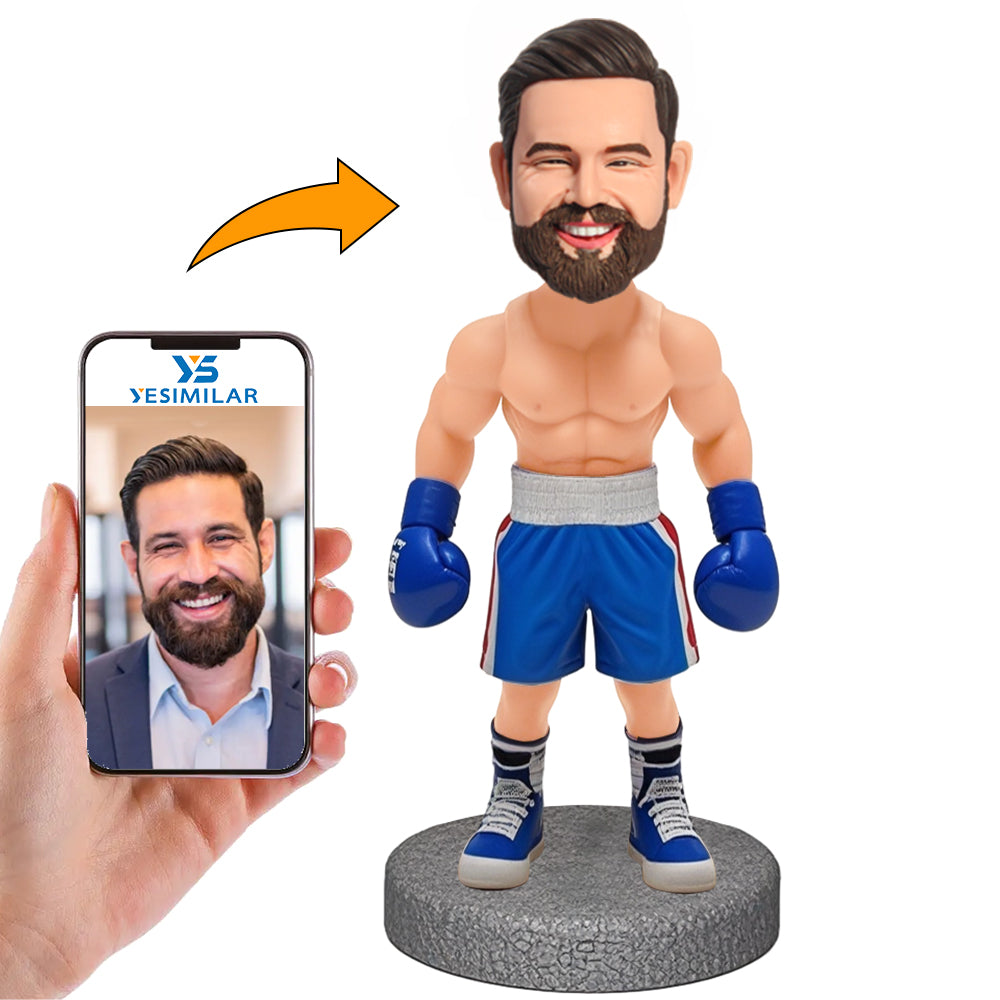 Handcraft Cool Strong Male Boxer Custom Bobbleheads